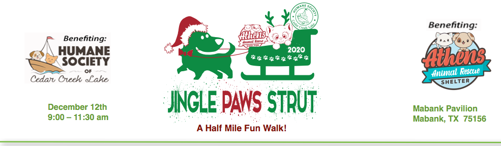Jingle Paws Strut Banner